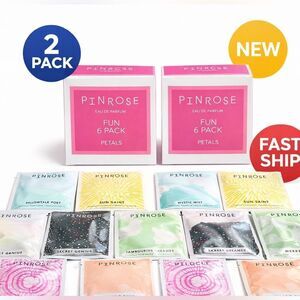 Pinrose Fun 6 Pack Petals Bundle 2 Boxes Perfume Samples Discovery Set New